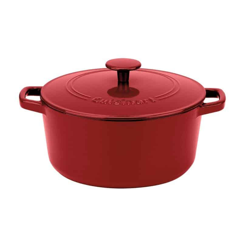 Cuisinart Chef's Classic Enameled Cast Iron 5-Qt Round Covered Casserole - 1