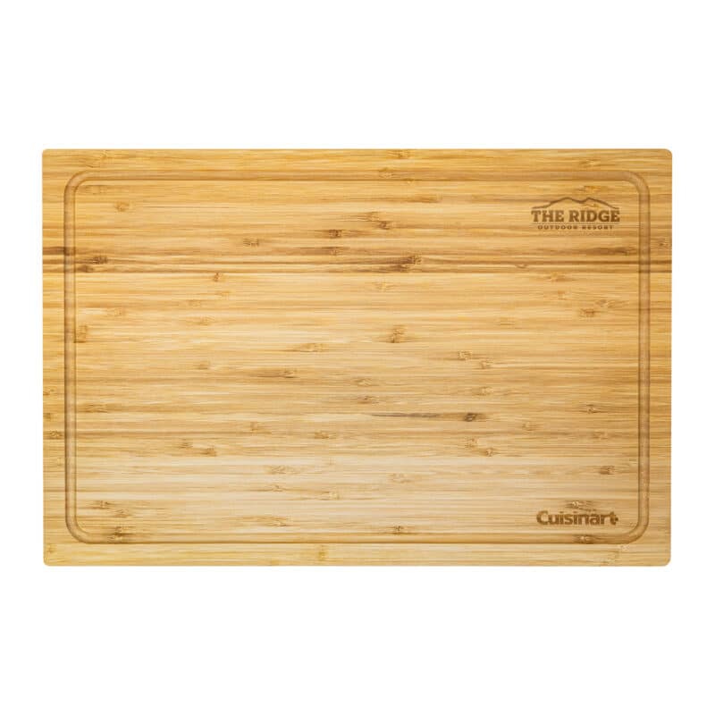 Cuisinart Outdoors® Bamboo Cutting Board With Hidden Tray - Bamboo - 3