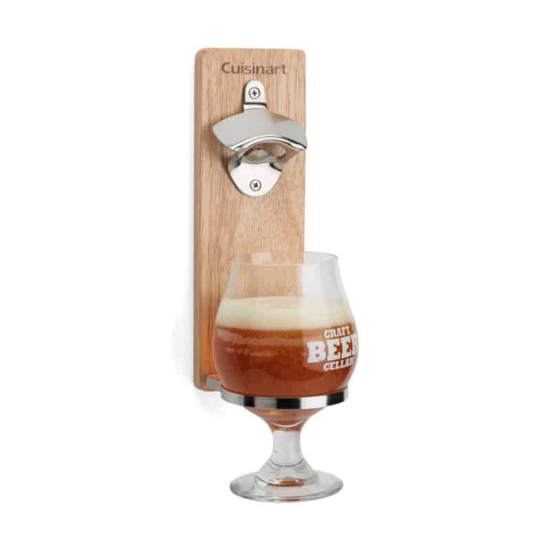 Cuisinart Outdoors® Magnetic Bottle Opener & Cup Holder - Wood - 5