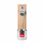 Cuisinart Outdoors® Magnetic Bottle Opener & Cup Holder - Wood - 9