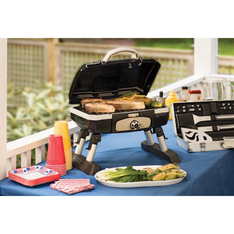 Cuisinart Outdoors® Petite Gourmet Portable Gas Grill - Black - 3