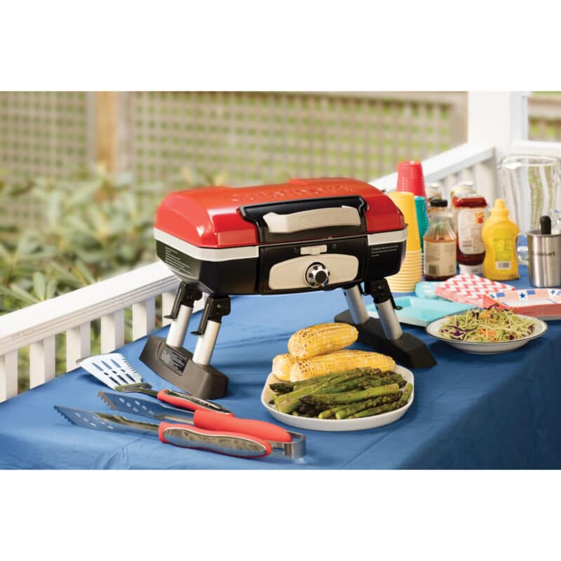 Cuisinart Outdoors® Petite Gourmet Portable Gas Grill - Red - 6