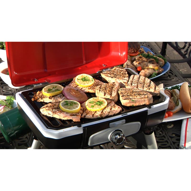 Cuisinart Outdoors® Petite Gourmet Portable Gas Grill - Red - 7