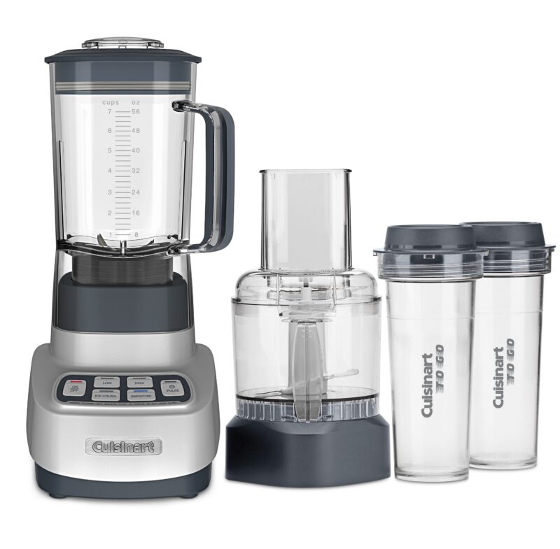 Cuisinart ReMixtrio 1HP Blender/Food Processor with Travel Cups