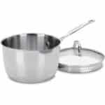 Cuisinart Chef's Classic Stainless Cook & Pour 3 Qt. Saucepan w/Draining Lid