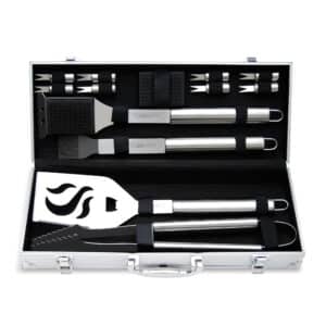 Cuisinart Outdoors® 14 Piece Deluxe Grill Tool Set - Stainless Steel