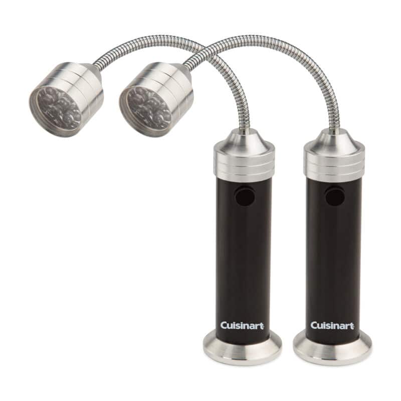 Cuisinart Outdoors® 2-Piece Magnetic LED Grill Lights - Black - 3