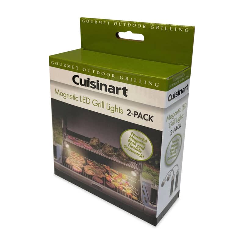 Cuisinart Outdoors® 2-Piece Magnetic LED Grill Lights - Black - 4