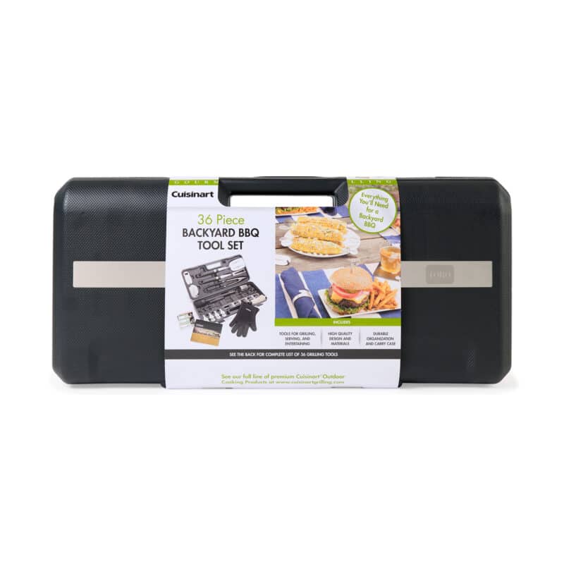 Cuisinart Outdoors® 36 Piece Backyard BBQ Tool Set - Black - 2