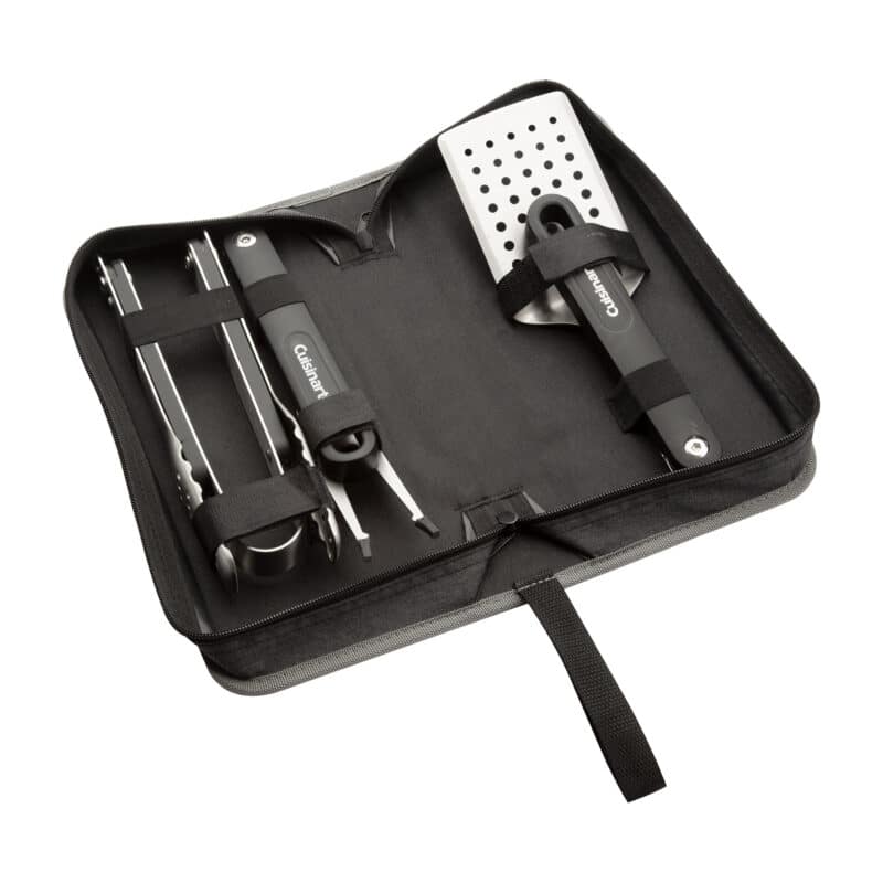 Cuisinart Outdoors® 4-Piece Folding Grill Tool Set - Charcoal - 5