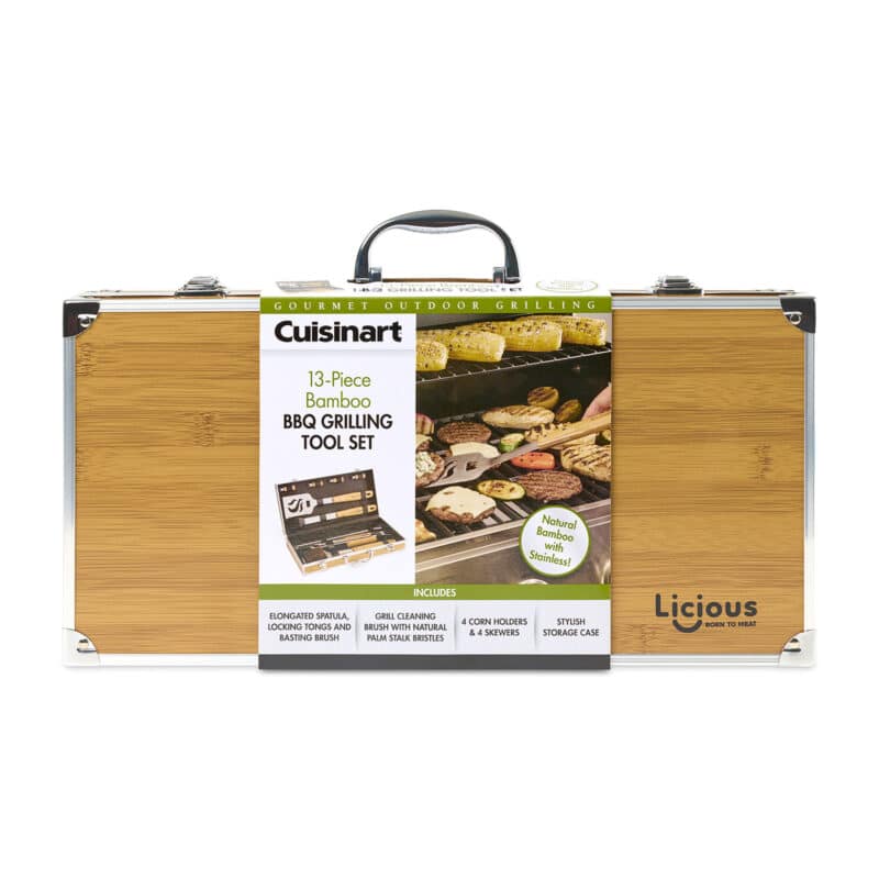 Cuisinart Outdoors® Bamboo 13 PC Grill Tool Set - Bamboo - 2