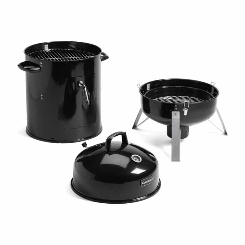 Cuisinart Outdoors® Vertical 16" Charcoal Smoker - Black - 1
