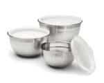 Cuisinart S/S Mixing Bowls w/Lids (Set of 3)