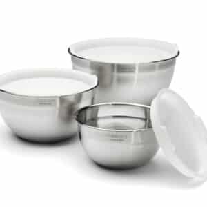Cuisinart S/S Mixing Bowls w/Lids (Set of 3)