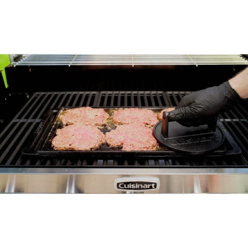 Cuisinart Outdoors™ Smashed Burger Kit - Black - 8