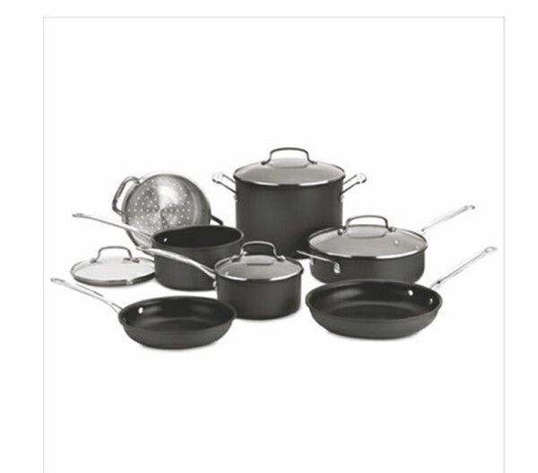 Cuisinart Chef's Classic 11 Piece Hard Anodized Cookware Set