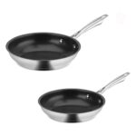 Cuisinart Professional Series Stainless Steel 2-Pack Non-Stick Skillet Set - 1