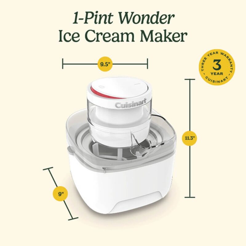 Cuisinart 1 Pint Wonder Ice Cream Maker - 7
