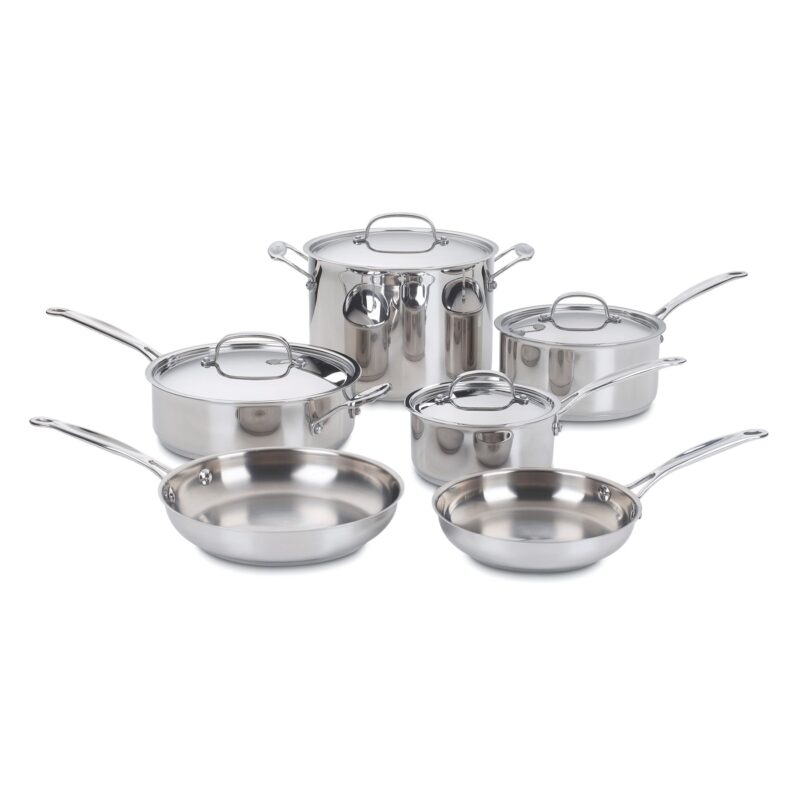 Cuisinart-Chefs-Classic-Stainless-10-Piece-Set-77-10P1 Cuisinart Chef's Classic Stainless 10-Piece Set