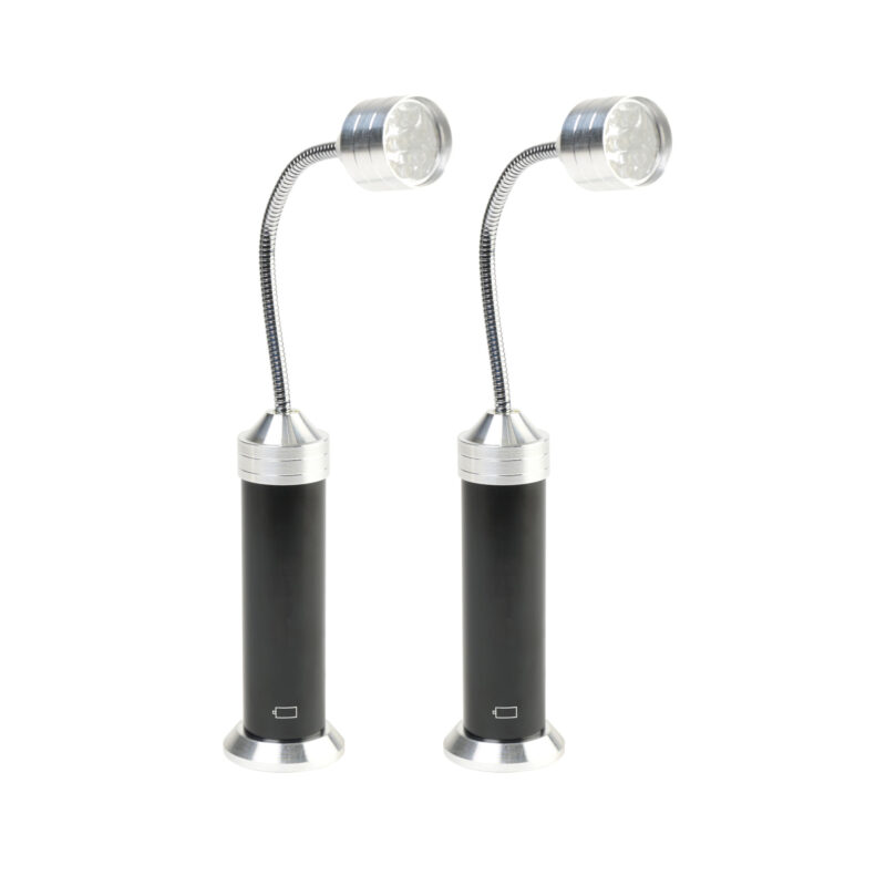 Cuisinart Outdoors 2-Piece Magnetic LED Grill Lights - Black - 1