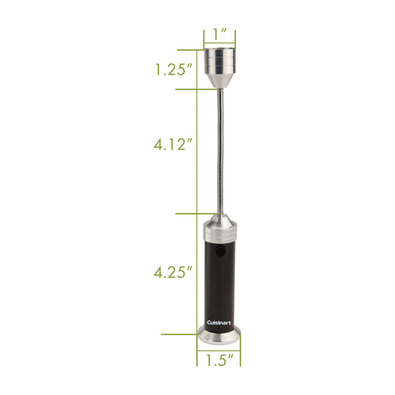 Cuisinart Outdoors 2-Piece Magnetic LED Grill Lights - Black - 6