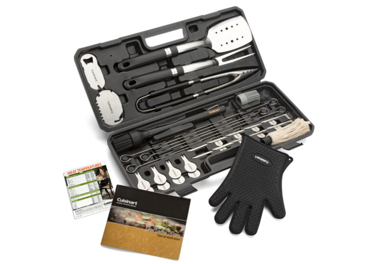 Cuisinart Outdoors 36 Piece Backyard BBQ Tool Set - Black - 1