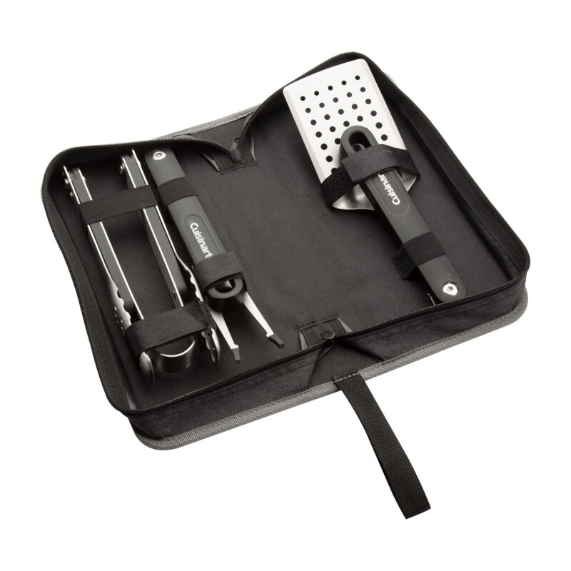 Cuisinart Outdoors 4-Piece Folding Grill Tool Set - Charcoal - 5