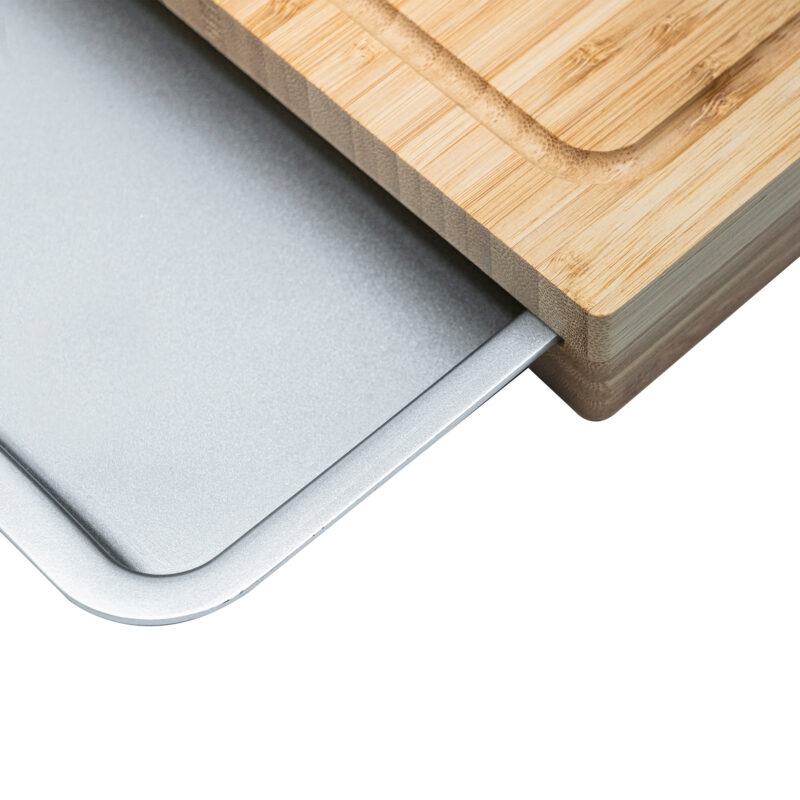 Cuisinart Outdoors Bamboo Cutting Board With Hidden Tray - Bamboo - 5