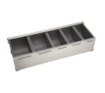 Cuisinart Outdoors Condiment and Topping Station - Stainless Steel - 1