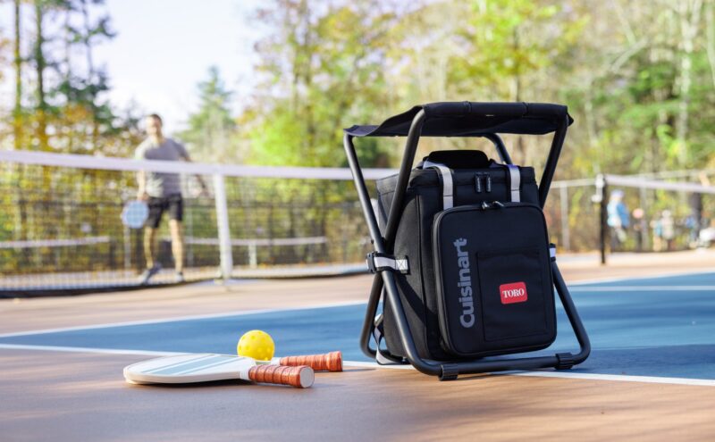 Cuisinart Outdoors Folding Chair Backpack Cooler - Black - 6