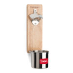 Cuisinart Outdoors Magnetic Bottle Opener & Cup Holder - Wood