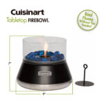Cuisinart Outdoors Petite Tabletop Fire Bowl - Black - 2