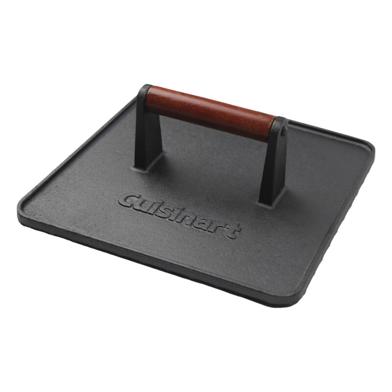 Cuisinart Outdoors XL Cast Iron Griddle Press - Black - 1