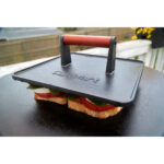 Cuisinart Outdoors XL Cast Iron Griddle Press - Black - 6