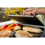 Cuisinart Outdoors XL Cast Iron Griddle Press - Black - 8